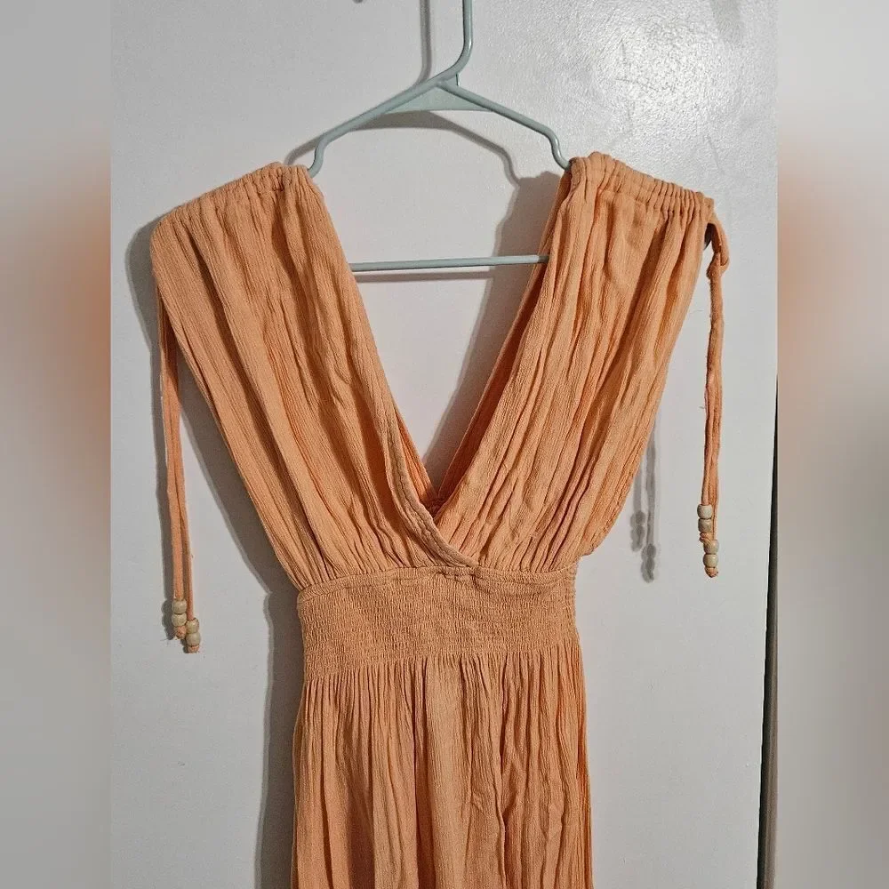 FREE PEOPLE 'WAITING FOR THE SUN TRIANGLE JUMPSUIT Size XS